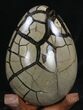 Septarian Dragon Egg Geode With Removable Section #33726-4